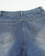 Heavy wash all-match jeans