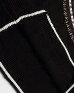 復古提花針織衫