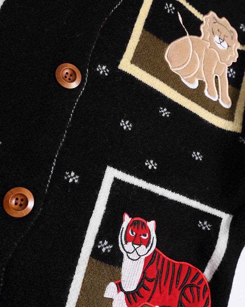 趣味動物針織衫