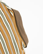 復古撞色條紋短袖