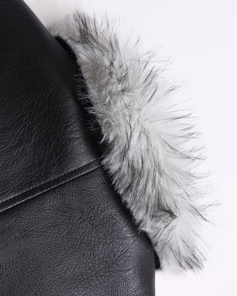 Retro cotton-padded jacket