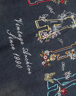 Washed colored denim shirt