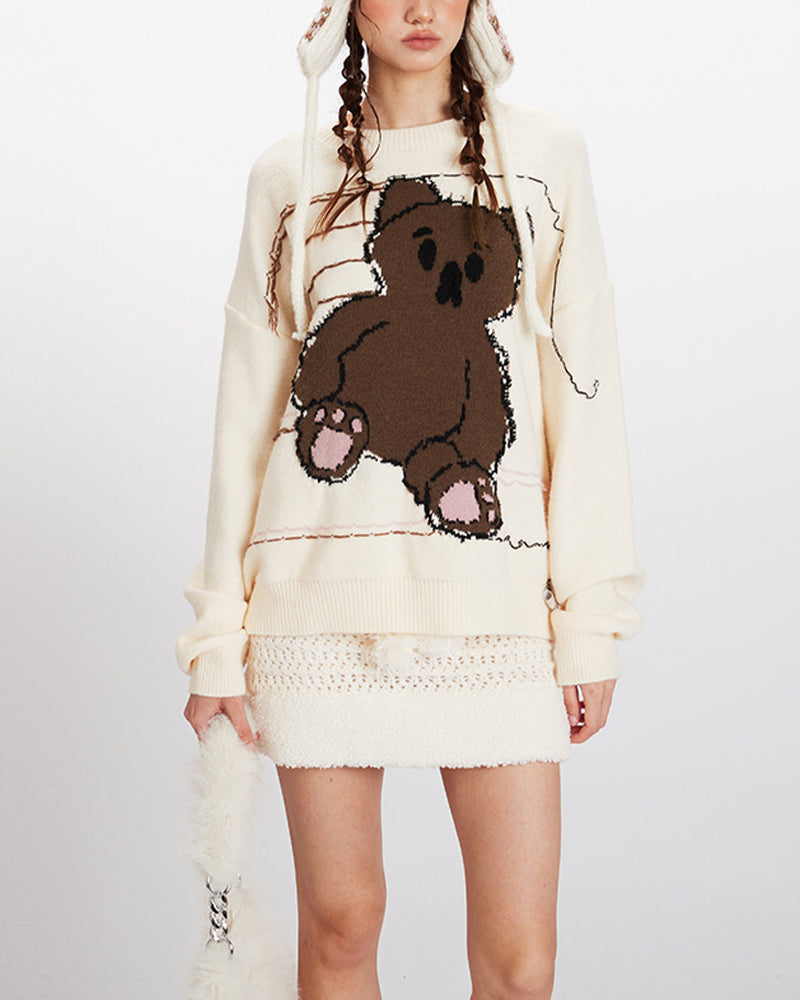 Couple loose knitwear