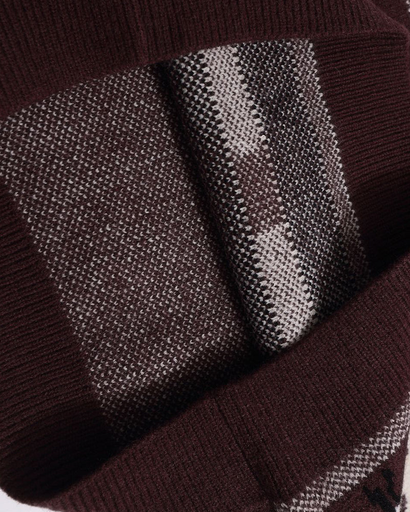 趣味動物條紋毛衣