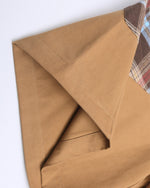 Simple patchwork plaid shorts