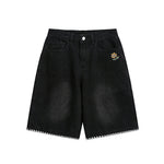 休閑刺綉牛仔褲