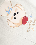 Cute Bear Casual Sweatshirt Jacket
