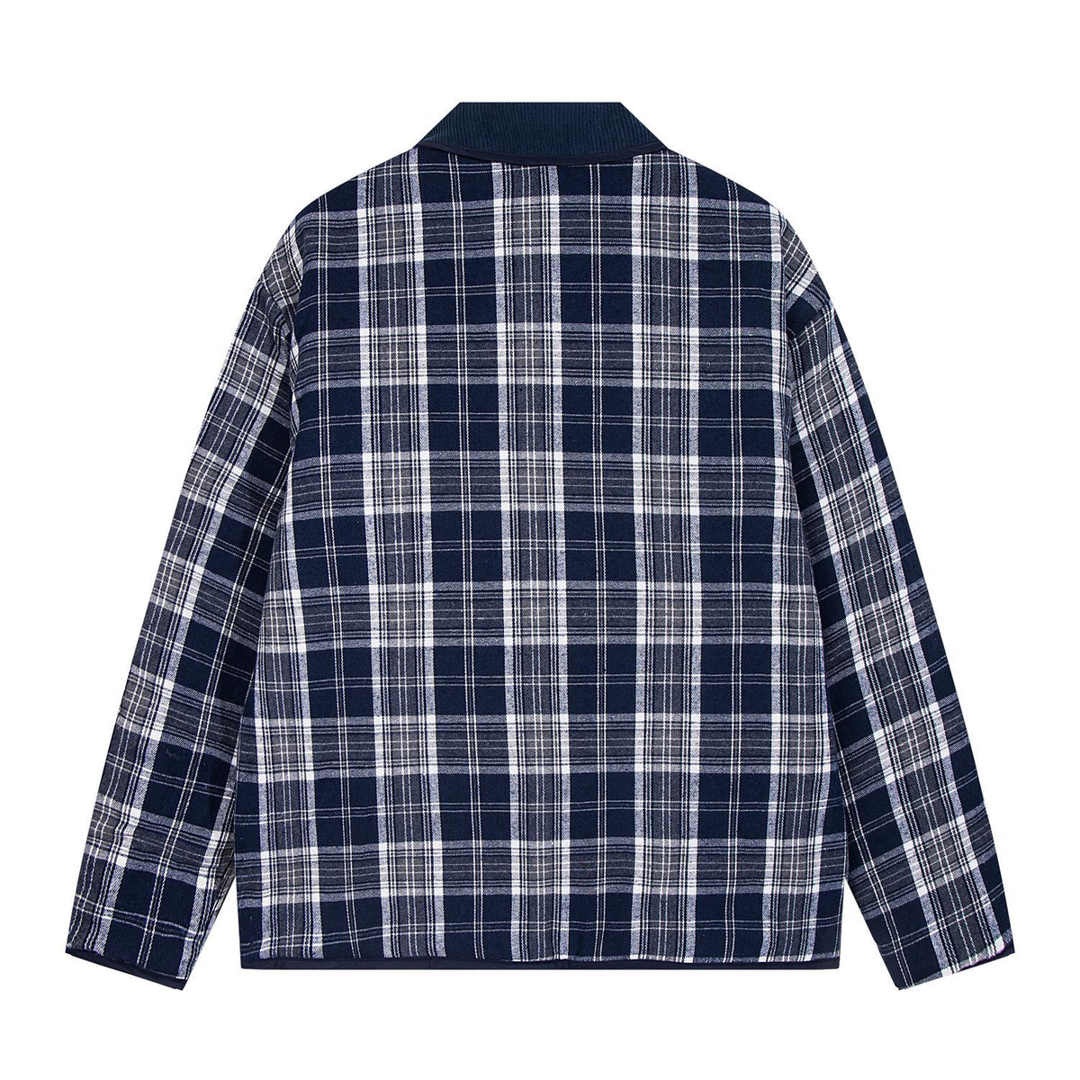 Retro fun plaid reversible jacket