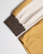 撞色字母長袖衛衣