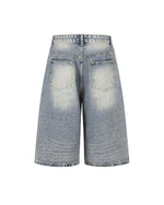 Rhinestone Capri Jeans