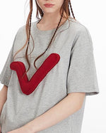 3차원 패턴 반팔