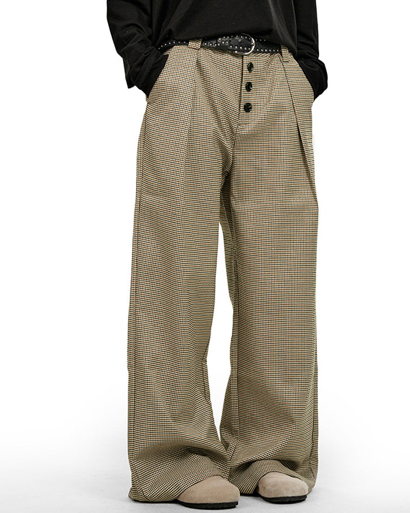 Retro casual trousers