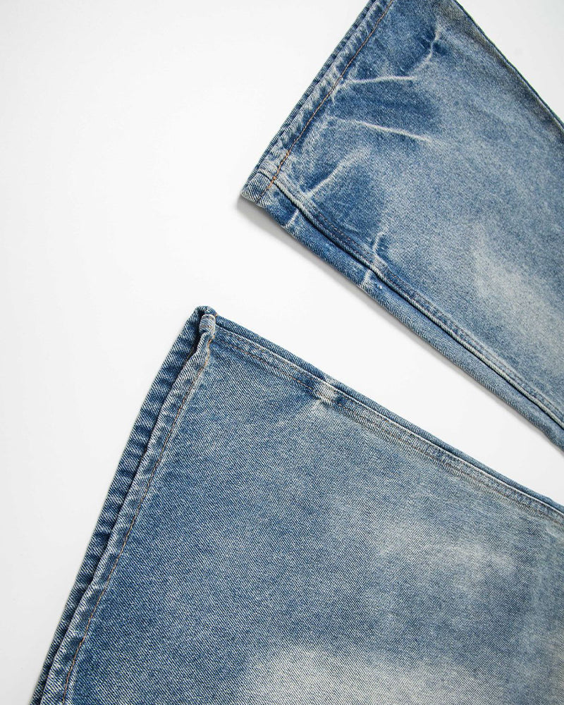 Simple straight leg jeans