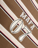 레트로 자수 스트라이프 반팔