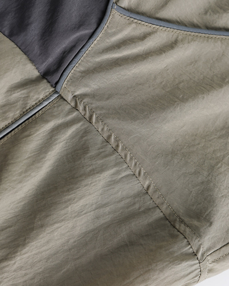 Printed patchwork sweatshirt