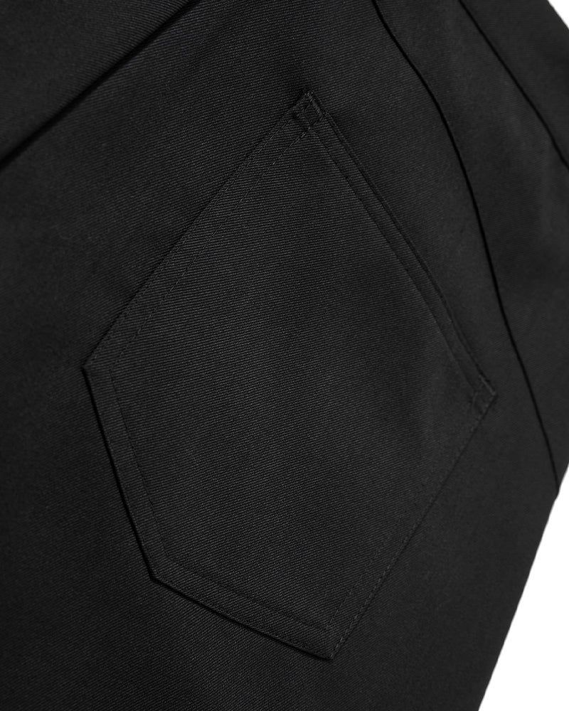 Faux two-piece casual trousers