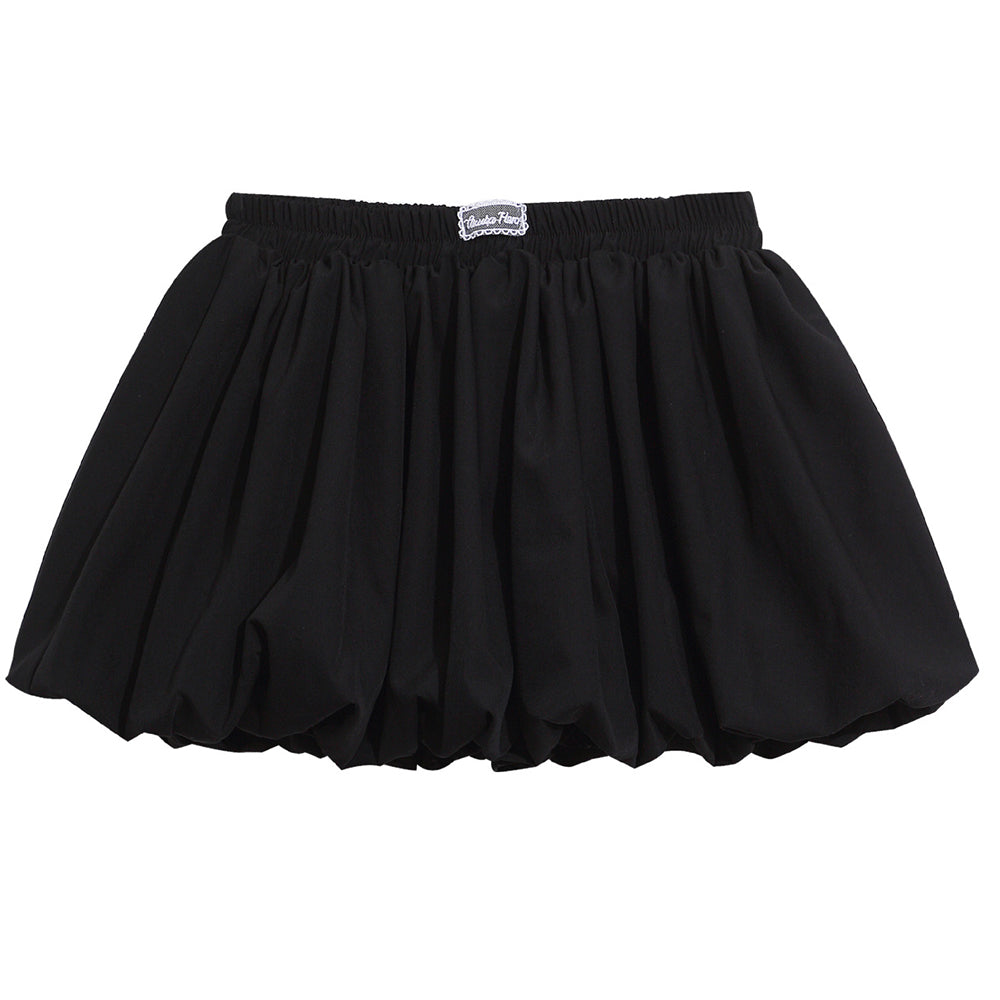 구름 모양의 풍성한 꽃봉오리 스커트