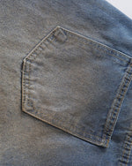 Distressed straight jeans