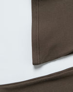 라운드넥, 슬림핏, 긴팔 상의 (여성용)