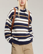 簡約條紋情侶毛衣