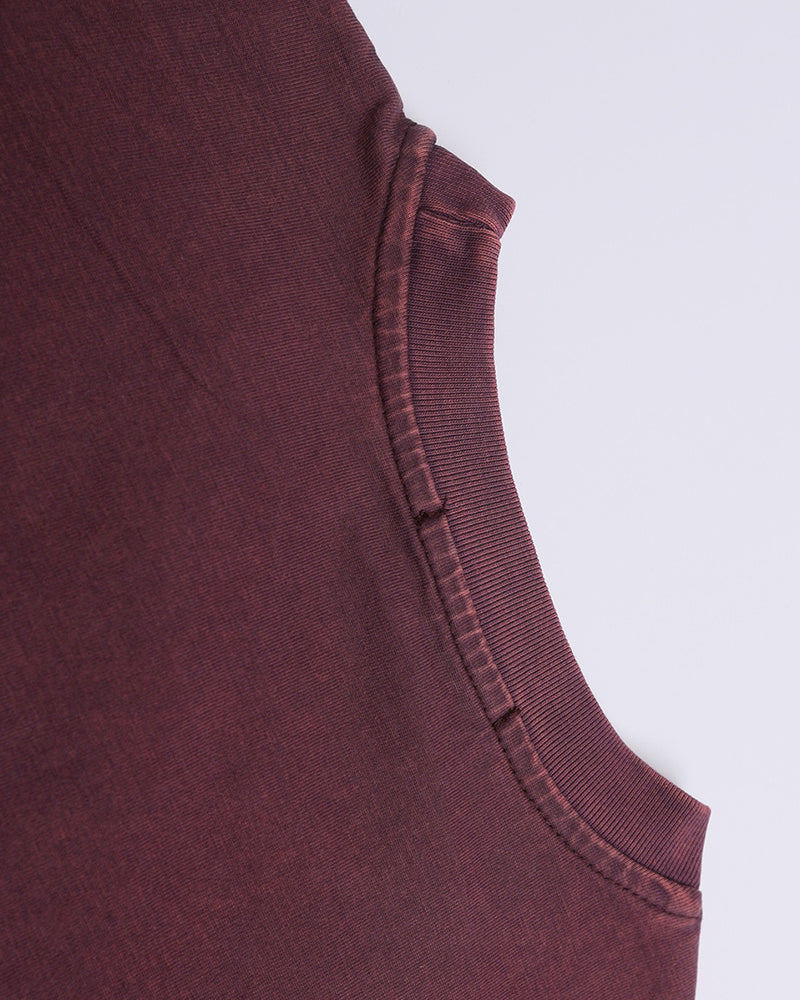 Retro distressed short sleeves
