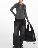 Slim-fit hooded long-sleeved top (women's)