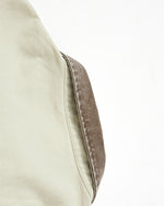 Color-blocked distressed long-sleeved shirt
