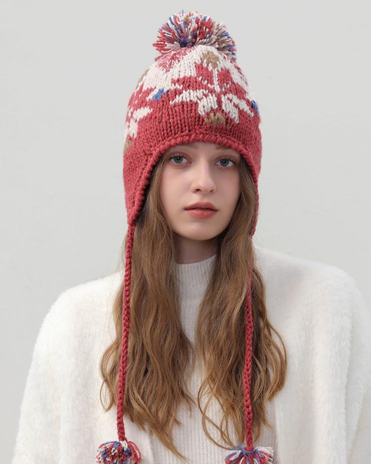 Cute thickened knitted hat