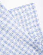 Badge Plaid Short Sleeve Shirt