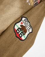 빈티지 자수 칼라 코트