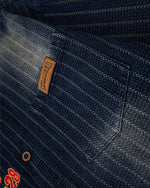 復古水洗牛仔襯衫