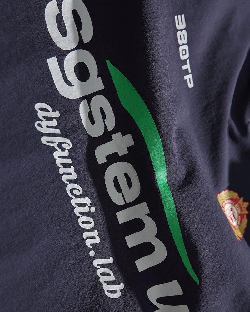 Color-blocked faux two-piece long-sleeved sports top