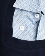 Fake two-piece long-sleeved shirt (women's)