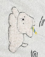 毛絨小狗假兩件polo衛衣