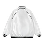 Retro letter print jacket