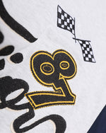 레트로 콘트라스트 폴로 반소매