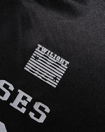 레트로 레터 프린트 반소매