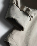 Patchwork pocket crew neck sweatshirt