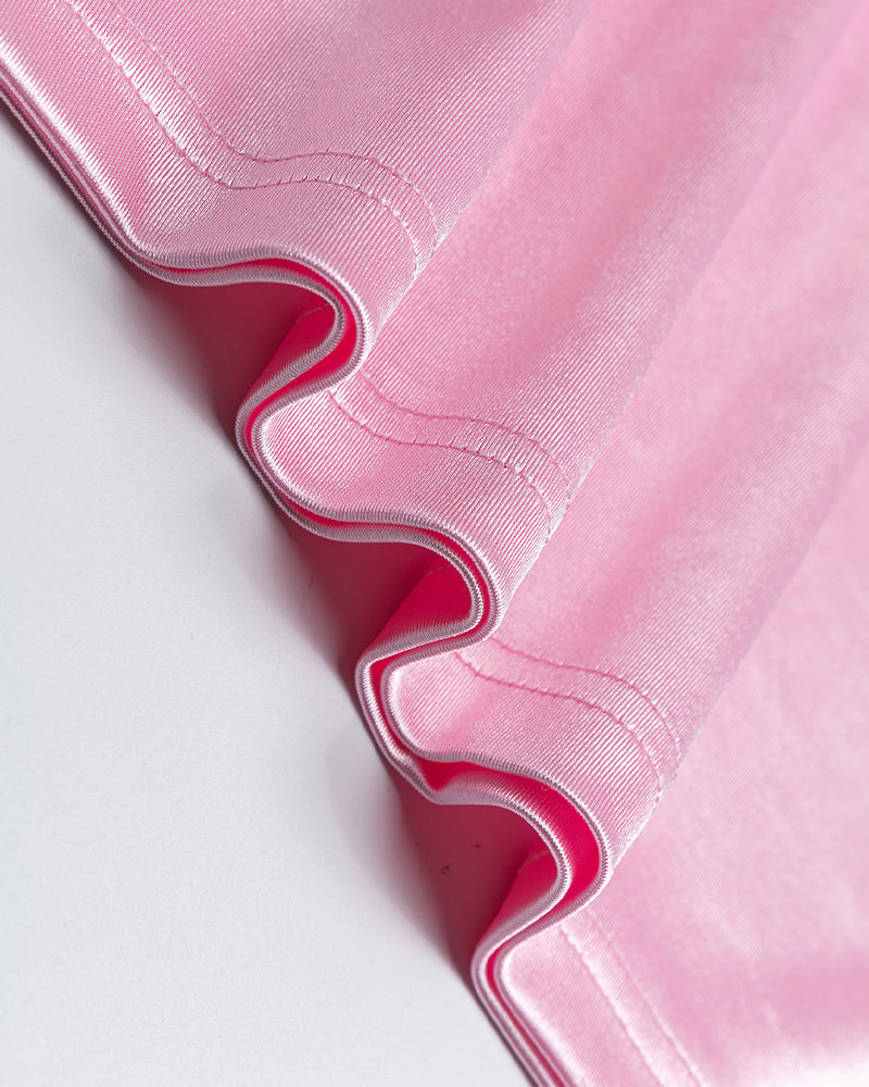 Retro simple short sleeves