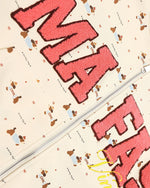 字母刺綉連帽衛衣外套