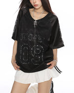 레트로 개성 반팔