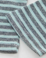 Striped crew neck versatile long sleeve