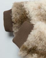 Thickened lambskin cotton-padded coat (women's style)