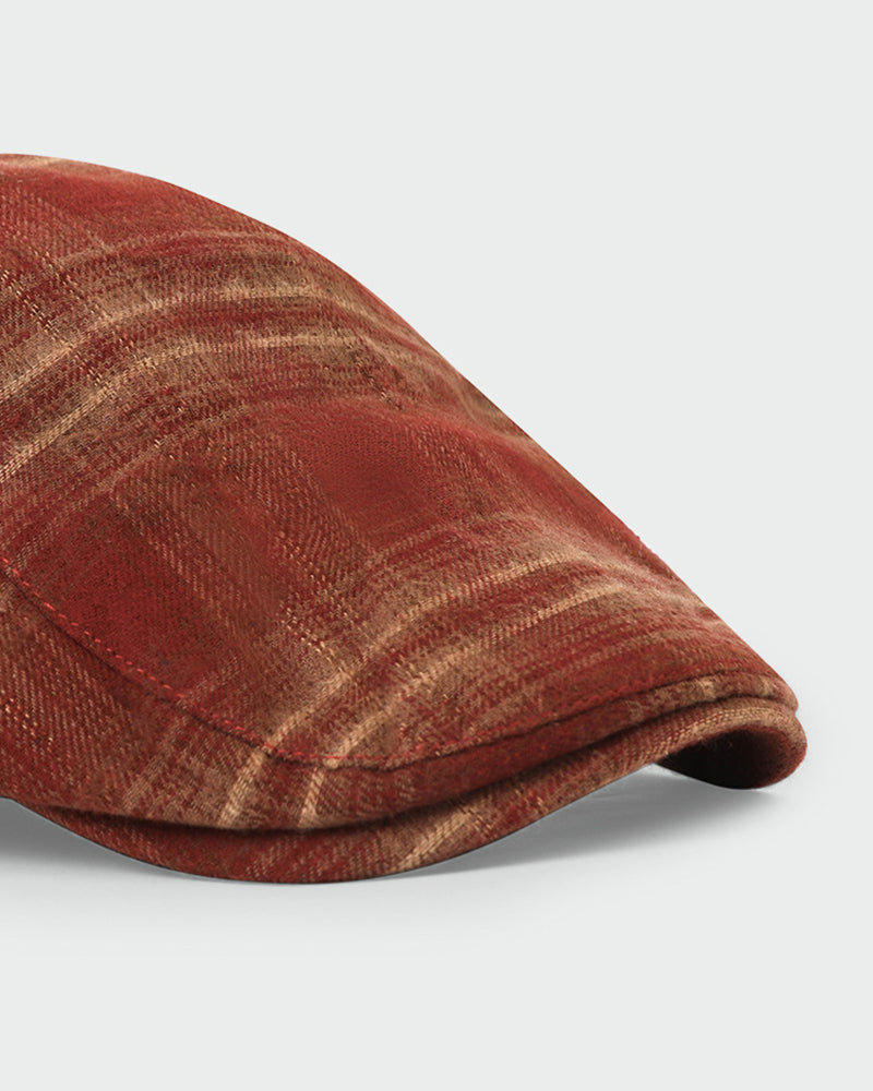 Classic plaid beret