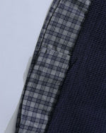 Retro fake two-piece long sleeves