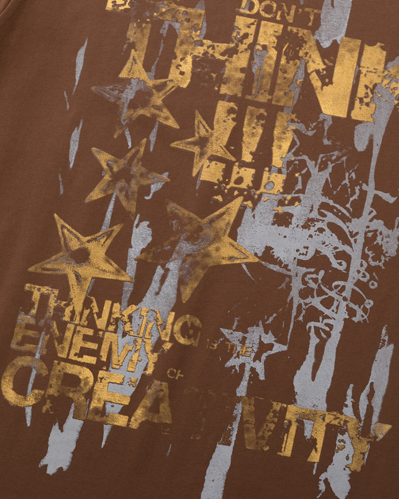 復古假兩件長袖