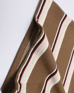 레트로 자수 스트라이프 반팔