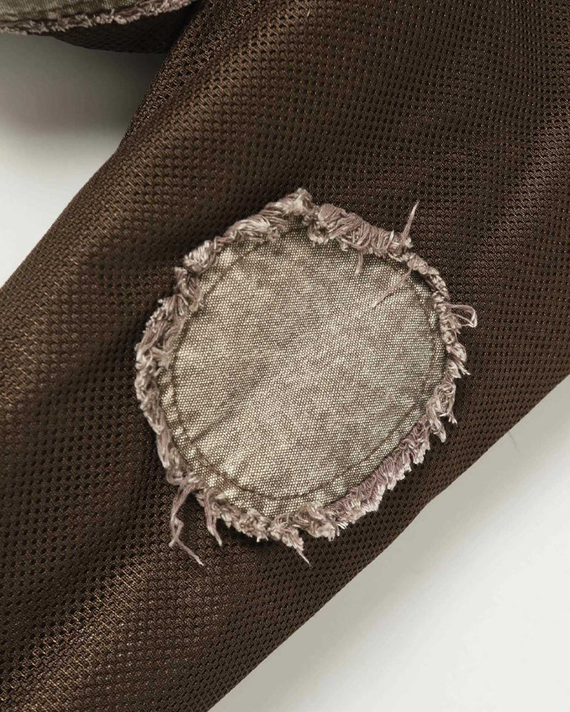 Unique color-blocked patchwork jacket