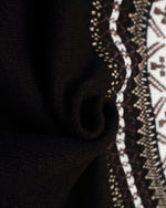 復古提花針織衫