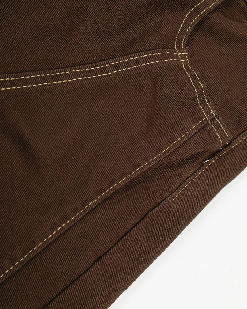 Retro-style wide-leg pants